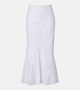Fforme Fforme Ora cotton poplin midi skirt