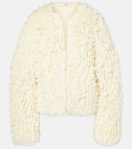 Fforme Fforme Van fringed wool-blend jacket
