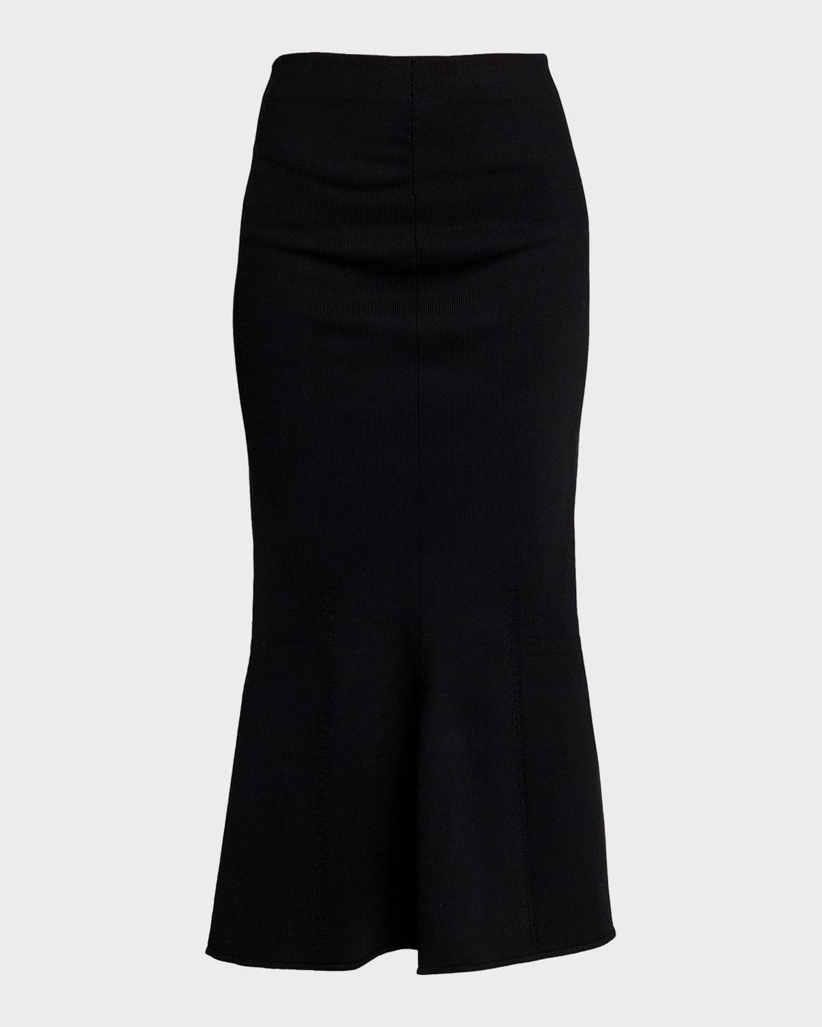 FForme Flora Sculpted Knit Midi Skirt