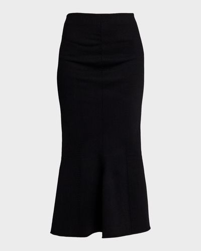 FForme Flora Sculpted Knit Midi Skirt