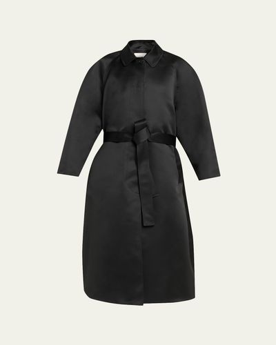 FForme Koharu Duchesse Satin Oversized Coat