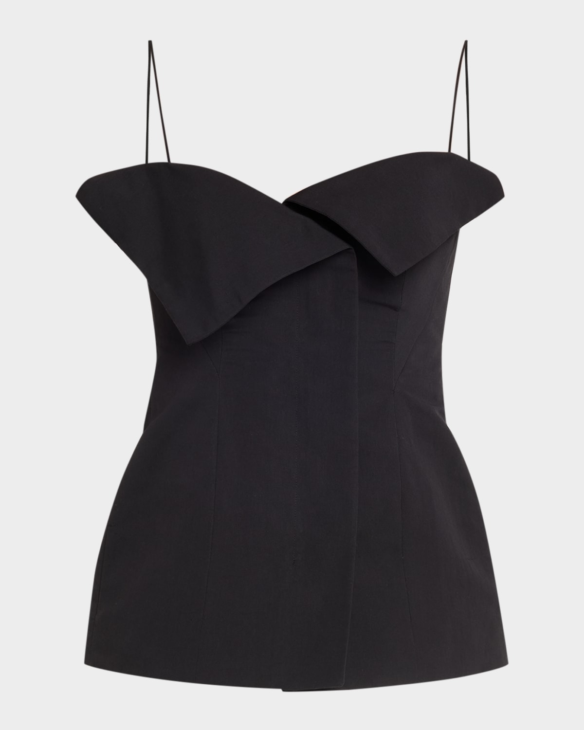 FForme Sola Cotton-Silk Bustier Top