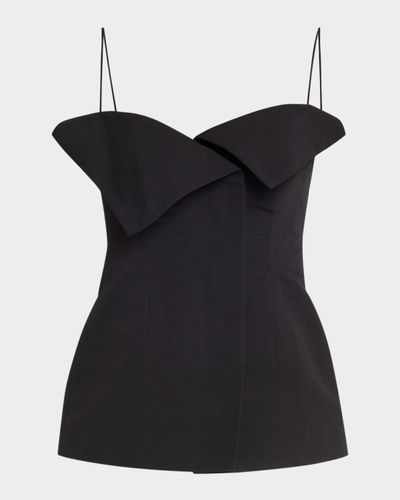 FForme Sola Cotton-Silk Bustier Top