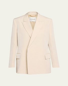 FForme Winslow Double-Breasted Linen Jacket