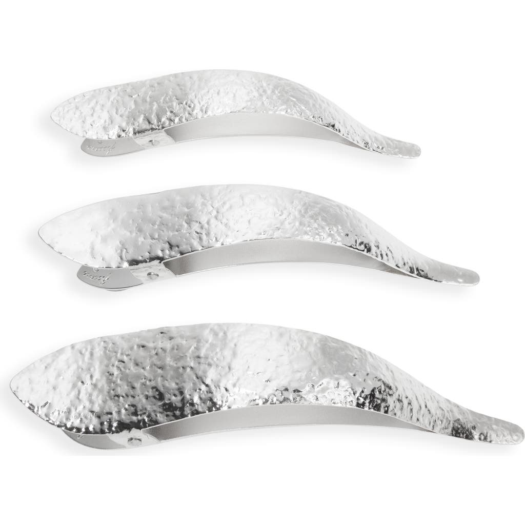 Ficcare Ficcare Maximas Leaf Hammered Hair Clip