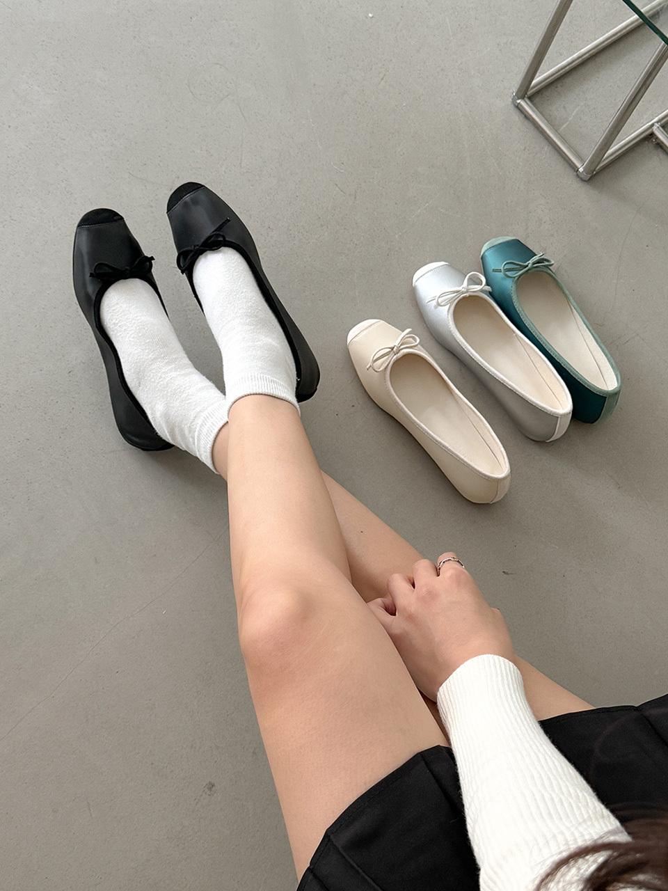FICCE Ribbon Ballet Flat 1cm