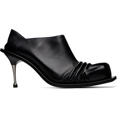 FIDAN NOVRUZOVA FIDAN NOVRUZOVA Black Convertible Mule Heels