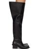 FIDAN NOVRUZOVA FIDAN NOVRUZOVA Black Equestrian Fisherman Boots - 1