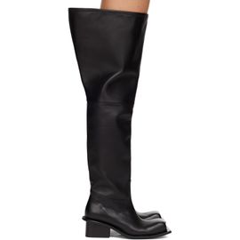 FIDAN NOVRUZOVA FIDAN NOVRUZOVA Black Equestrian Fisherman Boots
