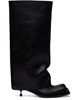 FIDAN NOVRUZOVA FIDAN NOVRUZOVA Black Iman Kitten Heel Tall Boots - 1