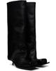 FIDAN NOVRUZOVA FIDAN NOVRUZOVA Black Iman Kitten Heel Tall Boots - 4
