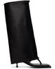 FIDAN NOVRUZOVA FIDAN NOVRUZOVA Black Kaia Stiletto Heel Sandal Tall Boots - 1