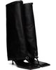 FIDAN NOVRUZOVA FIDAN NOVRUZOVA Black Kaia Stiletto Heel Sandal Tall Boots - 4