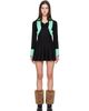 FIDAN NOVRUZOVA FIDAN NOVRUZOVA Black Vere Polo Minidress - 1