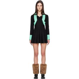 FIDAN NOVRUZOVA FIDAN NOVRUZOVA Black Vere Polo Minidress