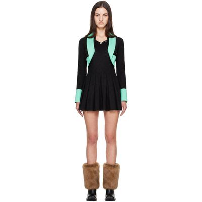 FIDAN NOVRUZOVA FIDAN NOVRUZOVA Black Vere Polo Minidress