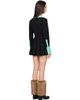 FIDAN NOVRUZOVA FIDAN NOVRUZOVA Black Vere Polo Minidress - 3