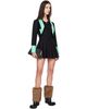 FIDAN NOVRUZOVA FIDAN NOVRUZOVA Black Vere Polo Minidress - 4