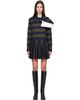 FIDAN NOVRUZOVA FIDAN NOVRUZOVA Navy & Khaki Noemie Polo Minidress - 1