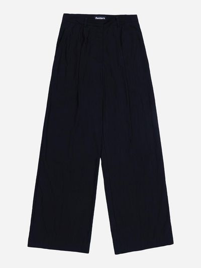 fielders Single Pleat Wide Pants [BLACK]