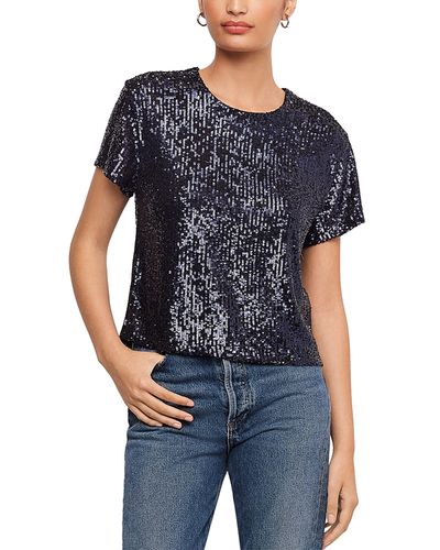Fifteen Twenty Fifteen Twenty Aerin Sequin Short Sleeve Top