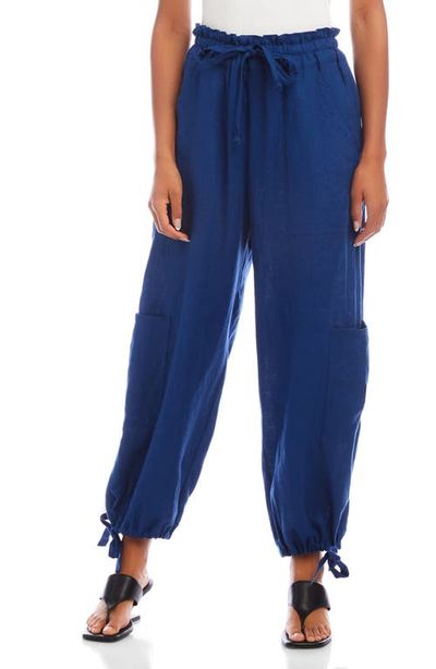 FIFTEEN TWENTY FIFTEEN TWENTY Charo Tie Waist Cargo Pants