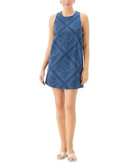 Fifteen Twenty Fifteen Twenty Clarice Denim Side Button Dress