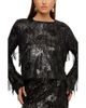 FIFTEEN TWENTY FIFTEEN TWENTY Danielle Sequin Fringe Top - 1