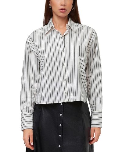 Fifteen Twenty Fifteen Twenty Dianne Cotton Stripe Button-Up Shirt
