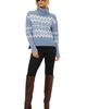 Fifteen Twenty Fifteen Twenty Esther Jacquard Turtleneck Sweater - 3