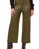 FIFTEEN TWENTY FIFTEEN TWENTY Faux Leather Cropped Wide Leg Pants - 1