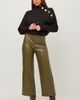 FIFTEEN TWENTY FIFTEEN TWENTY Faux Leather Cropped Wide Leg Pants - 5