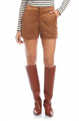 FIFTEEN TWENTY FIFTEEN TWENTY Faux Suede High Waist Shorts