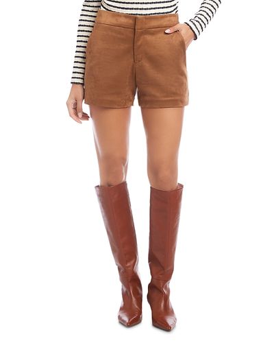 Fifteen Twenty Fifteen Twenty Faux Suede Modern Shorts