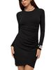 Fifteen Twenty Fifteen Twenty Gracie Long Sleeve Side Shirred Dress - 3