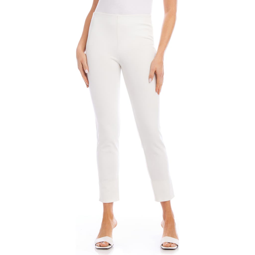 FIFTEEN TWENTY FIFTEEN TWENTY High Waist Slit Hem Ankle Pants