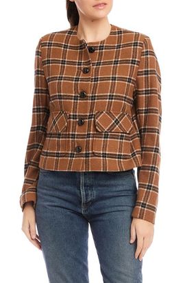 FIFTEEN TWENTY FIFTEEN TWENTY Jackie Plaid Jacket 
