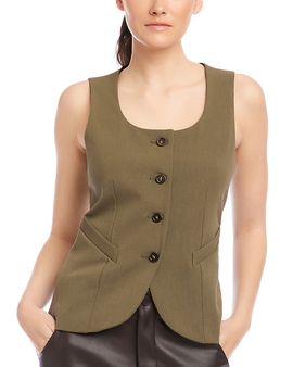 Fifteen Twenty Fifteen Twenty Joni Button Front Vest