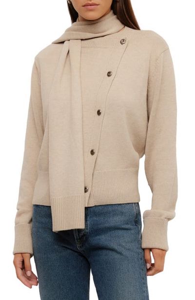 FIFTEEN TWENTY FIFTEEN TWENTY Juni Asymmetrical Scarf Cardigan