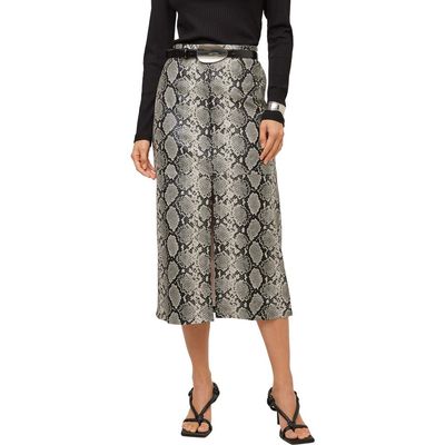 FIFTEEN TWENTY FIFTEEN TWENTY Kaia Snake Print Faux Leather Midi Skirt 