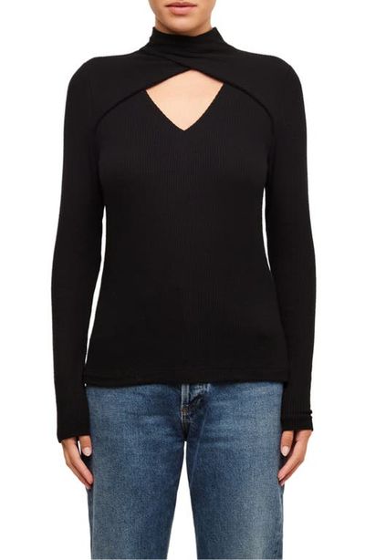 FIFTEEN TWENTY FIFTEEN TWENTY Kari Crossover Ribbed Top