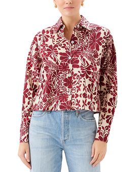 Fifteen Twenty Fifteen Twenty Lena Button Up Cotton Shirt
