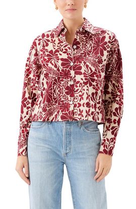 FIFTEEN TWENTY FIFTEEN TWENTY Lena Floral Cotton Button-Up Shirt