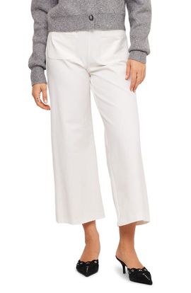 FIFTEEN TWENTY FIFTEEN TWENTY Libby Patch Pocket Crop Wide Leg Pants
