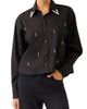 FIFTEEN TWENTY FIFTEEN TWENTY Lisa Embellished Cotton Poplin Shirt - 1