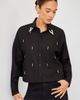 FIFTEEN TWENTY FIFTEEN TWENTY Lisa Embellished Cotton Poplin Shirt - 4