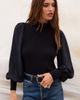 FIFTEEN TWENTY FIFTEEN TWENTY Lisette Mixed Media Turtleneck Top - 4