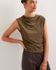FIFTEEN TWENTY FIFTEEN TWENTY Paige Metallic Sleeveless Shirred Top - 5