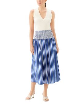 Fifteen Twenty Fifteen Twenty Rhea Stripe Skirt