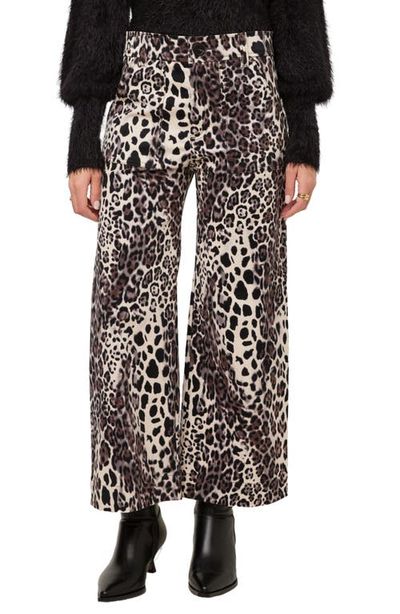 FIFTEEN TWENTY FIFTEEN TWENTY Rylee Print Wide Leg Cropped Pants 